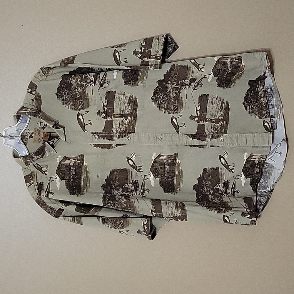 IVY CREW explore mens button down casual shirt, size XL,